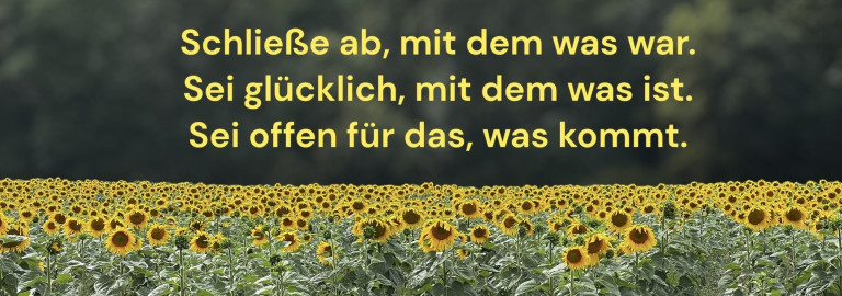 Abschied für etwas Neues