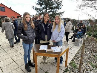 Alles bereit, die Gottesdienstbesucher können kommen