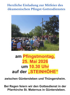 Pfingsten auf der Steinhöhe