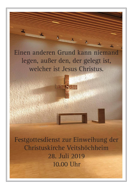 Einweihung Christuskirche