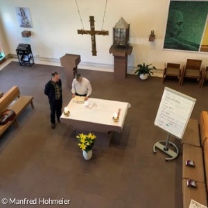 Gottesdienstvorbereitung in Schmerlenbach